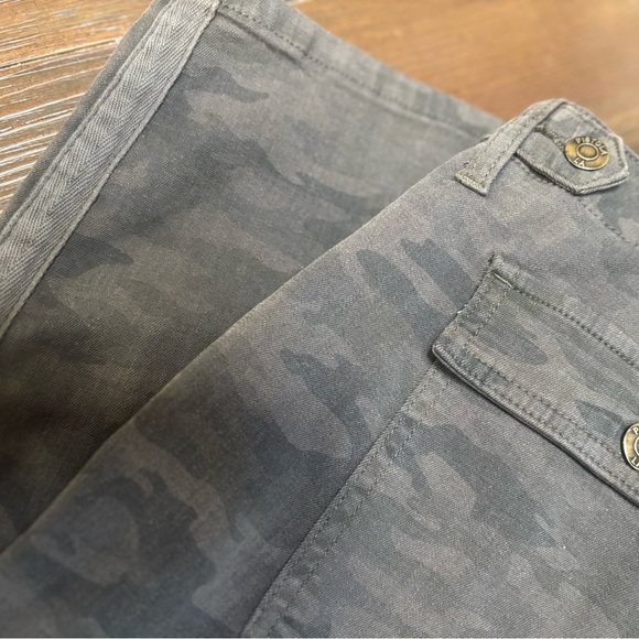 PISTOLA Olive Camouflage Cargo Utility Pants High Rise Relaxed Trousers Sz 33 - Picture 3 of 12